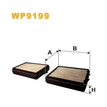 Auto-moto Kabinový (pylový) filtr WIX FILTERS WP9199