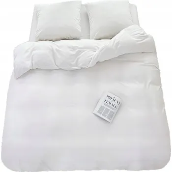 Povlečení Povlečení 160x200 bavlna satén jednobarevná GierekHoff 3 Č. bílá