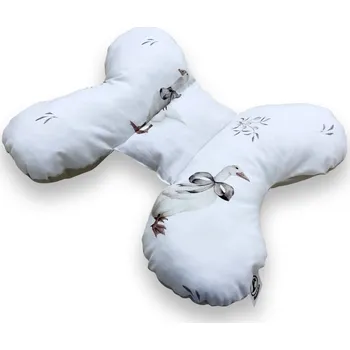 Polštář Polštář proti otřesům motýlek Sroka Białoboka bílý