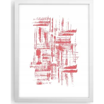 Obraz Obraz plakát v bílém rámu do obýváku 30x40 abstrakce plakáty na zeď
