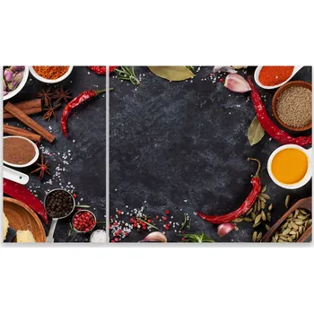 Kuchyňské prkénko Skleněná Ochranná Deska a Krájecí Prkénko | Indukce, Sporák ds-0405