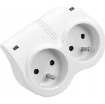 Elektrická zásuvka Elektrická Zásuvka rozbočka Kotarbau bílá