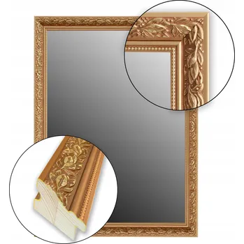 Zrcadlo Velké Zrcadlo v rámu stojące 160x50 bílé