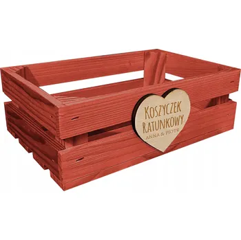 Svatební dekorace Záchranný košík, košíček na svatební hostina svatba nápis