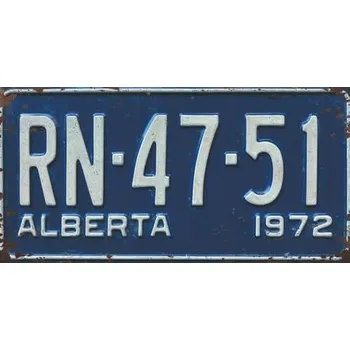 Obraz Cedule značka Alberta 1972