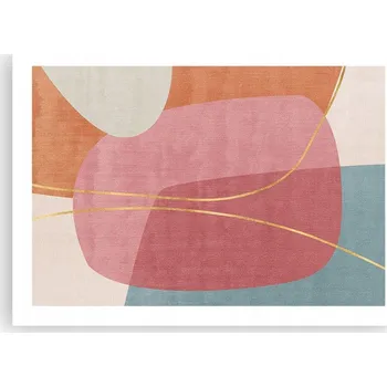 Obraz Plakát bez rámu do obývacího pokoje ložnice 70x50 abstrakce moderní módní obraz