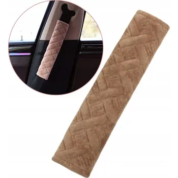 Návlek na bezpečnostní pás CHRÁNIČ NA BEZPEČNOSTNÍ PÁS / PŘEZKA PÁSU / POTAH NA POPRUHY BATOHU - BÉŽOVÝ