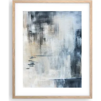 Obraz Obraz plakát na zeď v rámu světlý dub 40x50 cm, umělecké plakáty do obýváku