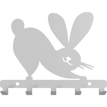 Věšák Šatní ramínko kovový MT3CH stříbrný, šedý