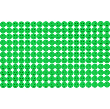 samolepka 3. Motivační SAMOLEPKY - Usměvavé obličeje, 198 ks