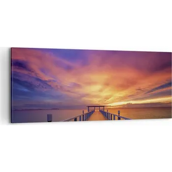 Obraz Foto obraz na plátně 100x40 krajina obývací pokoj ložnice na zeď velký