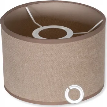 Obraz MALÉ STÍNIDLO VÁLEC PRO LAMPY, LAMPIČKY, NÁSTĚNNÉ SVÍTILNY styl - VELUR 20 cm BÉŽOVÉ e14 e27