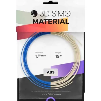 3D tisk Filament 3DSimo 1,75 mm 60 g šedý