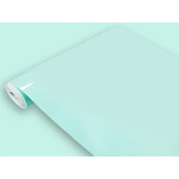 Tapeta Samolepicí Fólie na Dětský Nábytek Fólie Mátová Lesklá Role 45x2m