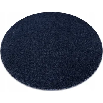 Koberec KOBEREC SOFTY hladký kulatý 120 cm TMAVĚ MODRÝ #AF892