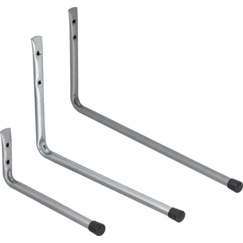 Věšák 2x Garážový hák na zeď - jednoduchý rovný - HPP 250x170