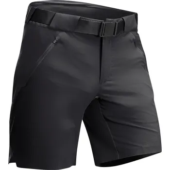 Pánské kraťasy QUECHUA Pánské turistické kraťasy krátké MH 500 48 ČERNÁ