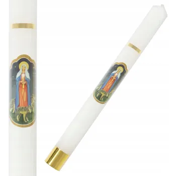 Svíčka Tradiční parafínová svíčka bez vůně Quo Vadis 1 ks