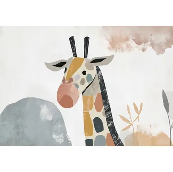 Plakát Plakát Žirafa Bambino bez rámu 100 x 70 cm
