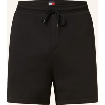 Pánské kraťasy Tommy Jeans Pánské Šortky Z Mikinové Látky, černá, 48