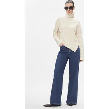 Pánský svetr Calvin Klein Svetr Asymetric Modern Cable Sweater K20K206016 Béžová Regular Fit XS