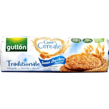 Gullon Celozrnné sušenky s cereáliemi bez cukru 280g