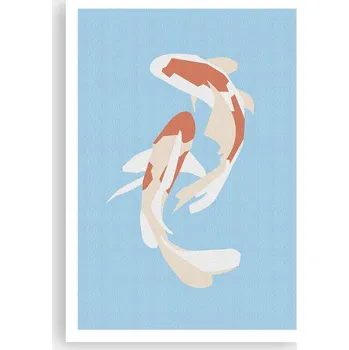 Obraz Plakát na zeď bez rámu 70x100 ryby foto-obraz plakáty do obývacího pokoje ložnice