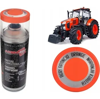 Barva ve spreji SPREJ LAK traktor ORANŽOVÁ KUBOTA lesklý 1383