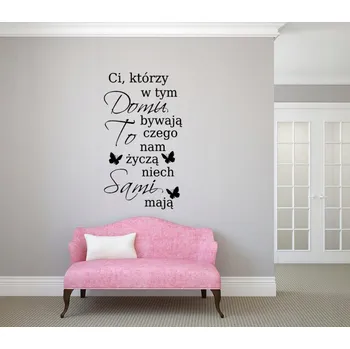 Samolepící dekorace Samolepky na zeď CITÁTY - Nálepka na zeď do bytu / domu