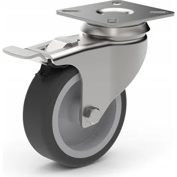 Pojezdové kolečko OTOČNÉ KOLEČKO 75mm S BRZDOU, KOLEČKO PRO VOZÍK, OTOČNÉ