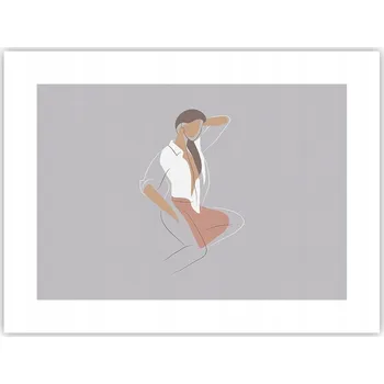 Obraz Obraz plakát do obýváku ložnice 40x30 žena foto na zeď bez rámu