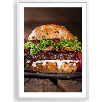 Obraz Plakát v bílém rámu do obýváku ložnice 50x70 gastronomie moderní obraz