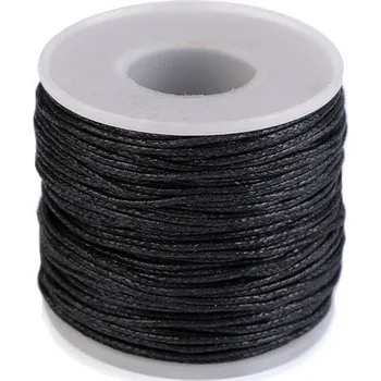 Šňůra na prádlo Šňůra hlazená Ø1 mm Varianta: 3 černá, Balení: 1 ks
