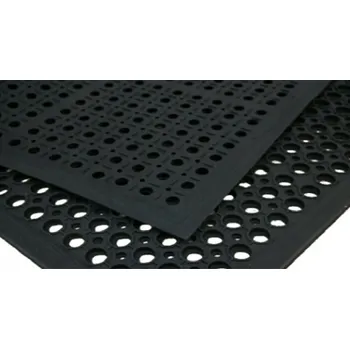 Rohožka Gumová rohožka s otvory 60x90cm GUMMY s nájezdovou hranou