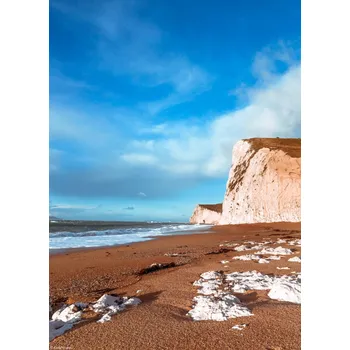 Obraz Plakát Pláž bez rámu 20,5 x 28,4 cm