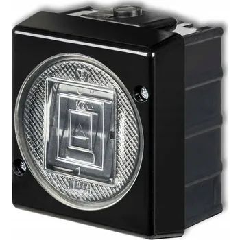 vypínač Jednopólový vypínač Klasik Karlik černý 12WHS-1L