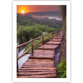 Obraz Plakát bez rámu do obýváku ložnice 50x70 krajina moderní módní obraz