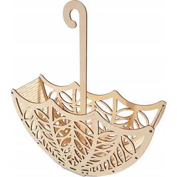 Obraz Dřevěný KOŠÍK na sladkosti DEKORACE DÁREK