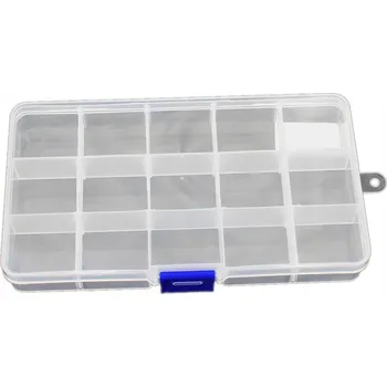 Úložný box Organizér, krabička na šroubky, 15 přihrádek