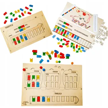 Dřevěná hračka Genetika, DNA, RNA, dřevěné puzzle, školní vzdělávání