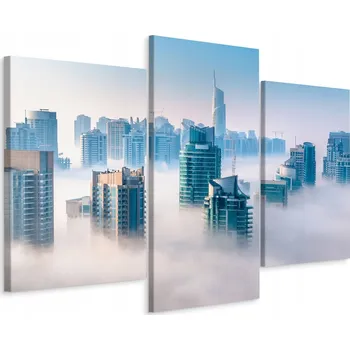 Obraz Obraz Tryptych MRAKODRAPY Mraky Architektura 60x40