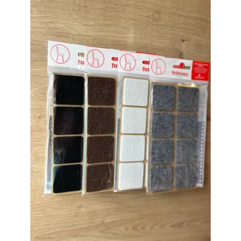 Podložka pod nábytek Plstěná samolepicí podložka šedá 38 mm 8 ks