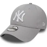 Dětská Kšiltovka New Era - MLB Kids Basic 9FORTY - NY Yankees - Grey / White dětské kšiltovky Youth (54-56 cm)