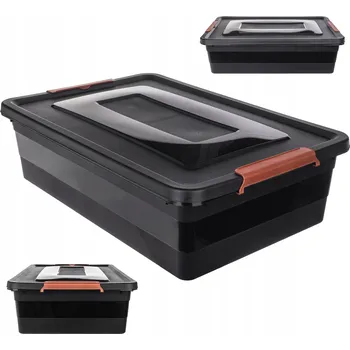 Úložný box ÚLOŽNÝ BOX S VÍKEM 28L PLASTOVÝ ORGANIZÉR NA HRAČKY