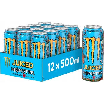 Energetický nápoj Monster Mango Loco Energetický nápoj 500ml x12
