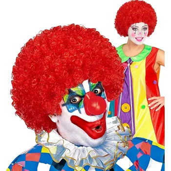 Karnevalová paruka Klaunská paruka červená