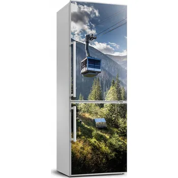 Fototapeta Samolepící tapeta na lednici - horská dráha 70x190 cm