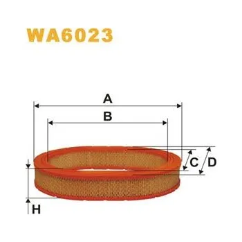 Auto-moto Vzduchový filtr WIX FILTERS WA6023