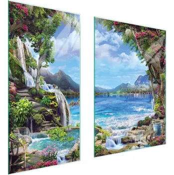 Kuchyňské prkénko Krájecí deska TMK ArtDeko sklo 2 ks