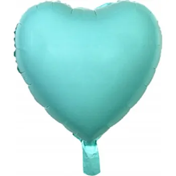 Balónek Balón Srdce modré MATNÉ 45 cm